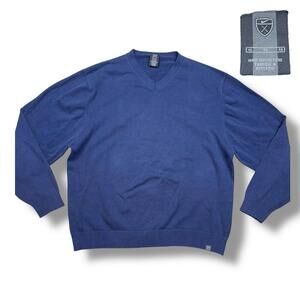 Vintage Nike Golf V-Neck Sweatshirt Knit Men's Size XL Minimalist Hong Kong Made